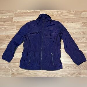 Zenergy by Chinos Deep Purple Lightweight Windbreaker Puffer Jacket - Size 2